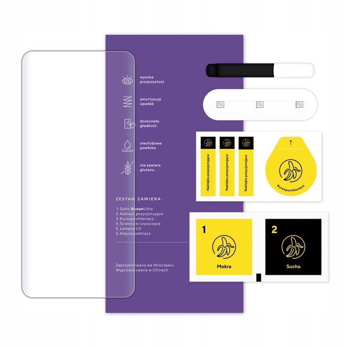 Szkło hartowane UV BananUltra na cały ekran do Motorola Edge 40 Neo