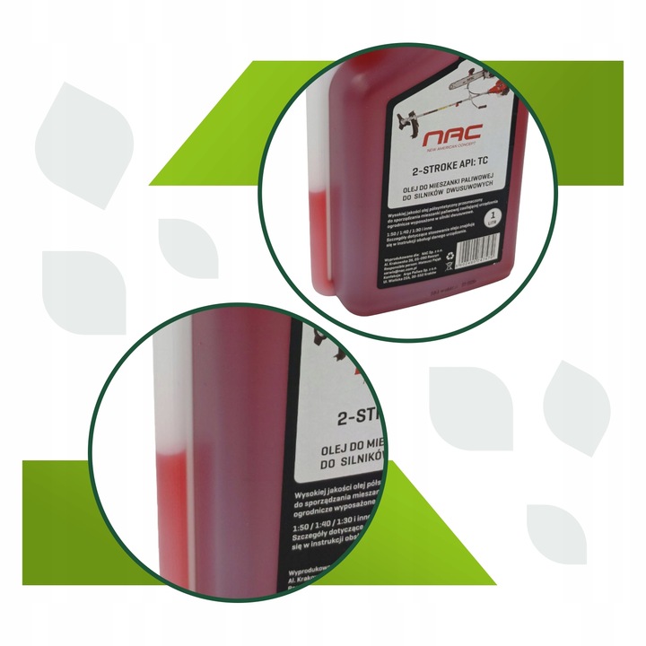 OLEJ DO PIŁY SPALINOWEJ DO DWUSUWÓW MIESZANKI 1L DO NAC DEMON STIHL