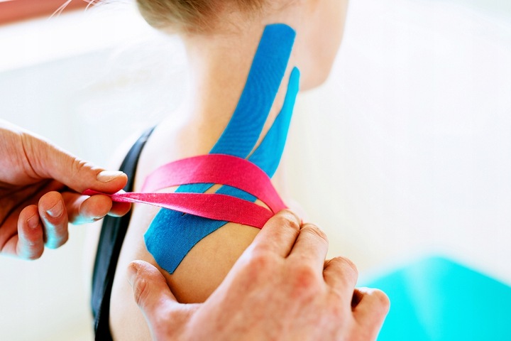 TAŚMA KINESIO KINEZJOLOGICZNA ACUTOP SOFT TEJPY TAPE 5Mx5CM DELIKATNA
