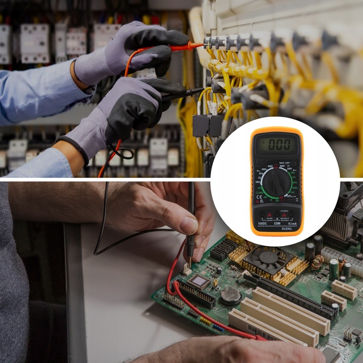 PROFESJONALNY MIERNIK PRĄDU DO MIERZENIA AMPEROMIERZ CYFROWY LCD UNIWERSALN