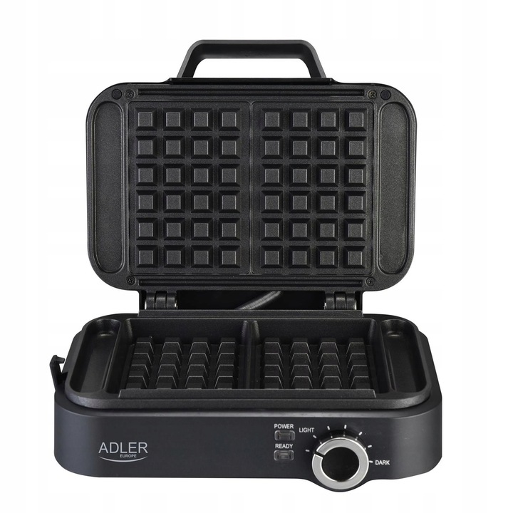 Gofrownica 2000W XXL na 2 duże gofry Płynna regulacja temperatury