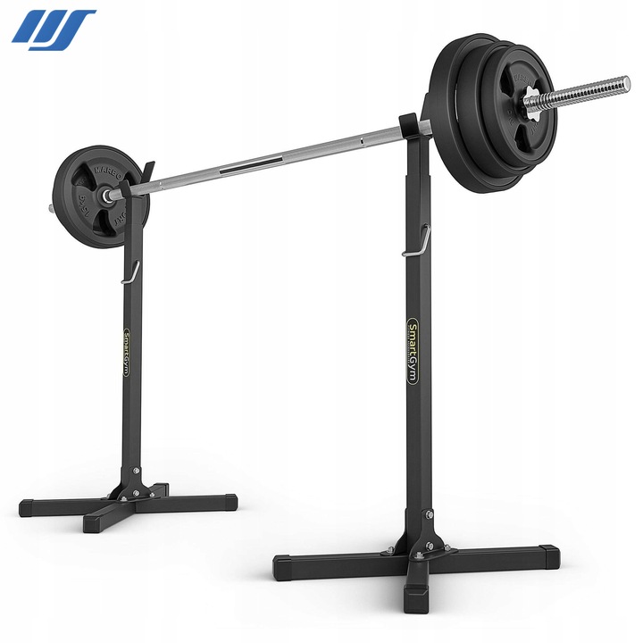 Stojaki pod sztangę regulowane do ćwiczeń siłownia asekuracja SmartGym