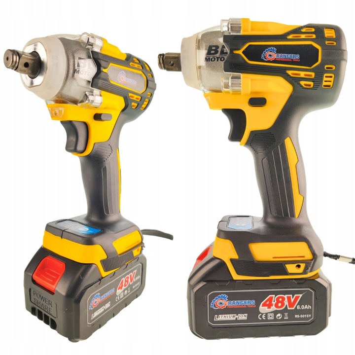 Zestaw narzędzi akumulatorowych 3W1 6Ah WKRĘTARKA SZLIFIERKA KLUCZ 48V