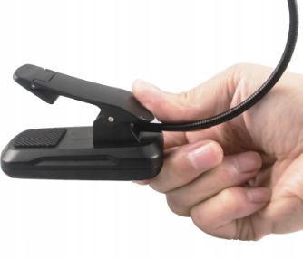 Lampka do czytania książek USB lampka nocna z klipsem zdrowa dla oczu 9 LED