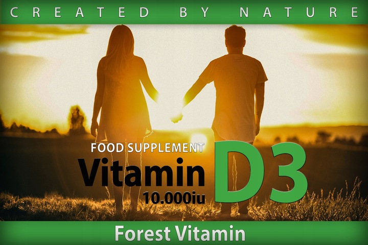 FOREST WITAMINA D3 10000iu 100 tab MOCNA ZDROWIE