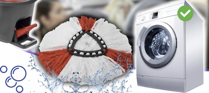 x6 WKŁAD DO MOPA OBROTOWEGO VILEDA TURBO ZAMIENNIK ZAPAS KOŃCÓWKA CHŁONNE