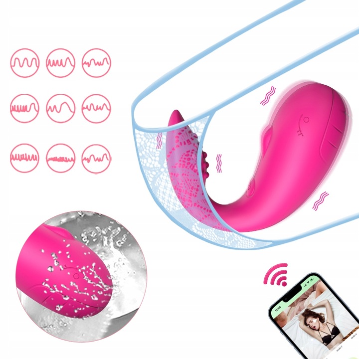 Wibrator sterowany aplikacją wibrujące jajko APP