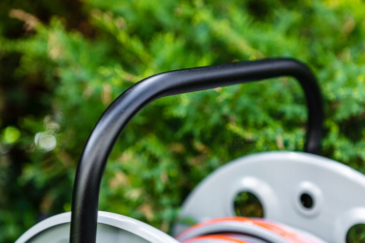 Stojak Bęben Metalowy na Wąż Ogrodowy do 100m Wózek Zwijak NEO TOOLS