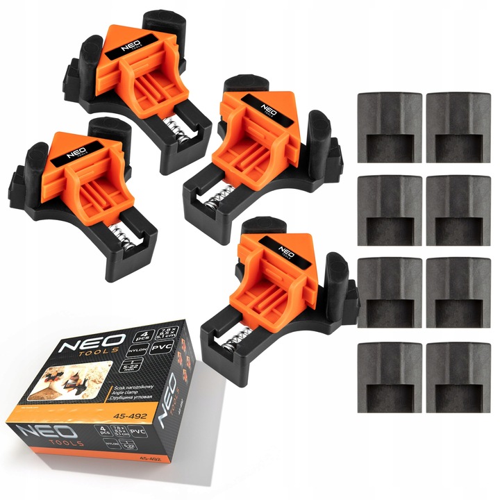 NEO ŚCISK KĄTOWY DO NAROŻNIKÓW DREWNA STOLARSKI ŚCISKI UCHWYT MEBLI