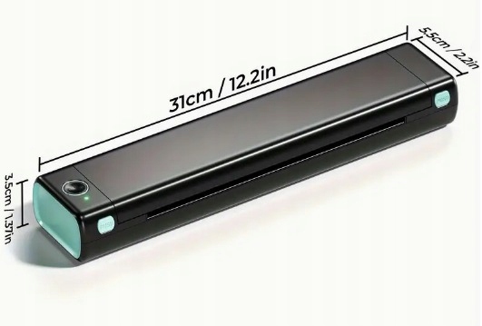 Przenośna drukarka termiczna A4 bluetooth Phomemo M08F dokumenty fatury