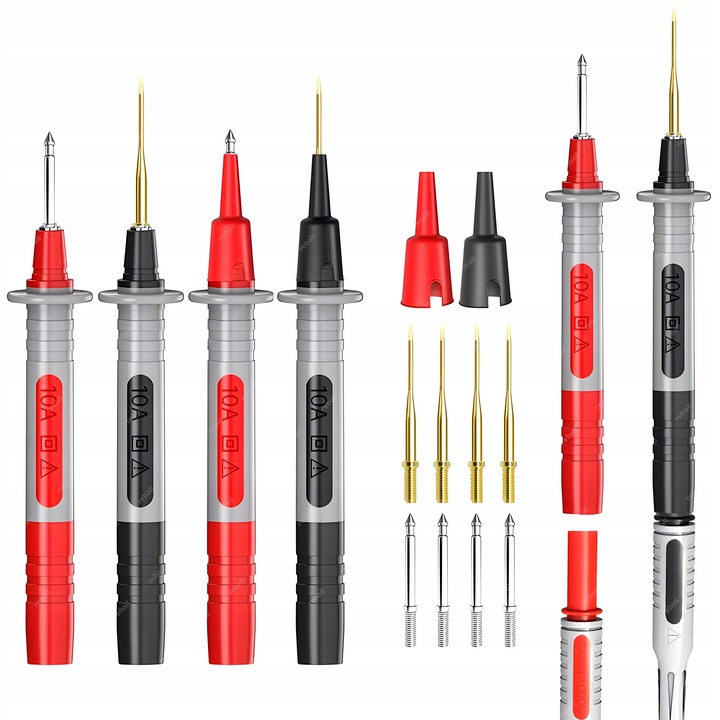 PRZEWODY POMIAROWE KABLE DO MIERNIKA SONDY DŁUGIE IGŁY CLEQEE P1033B