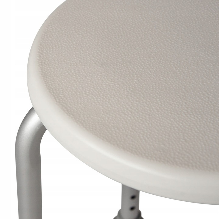 TABORET STOŁEK POD PRYSZNIC OKRĄGŁY KRZESŁO PRYSZNICOWE STABILNE DO WANNY