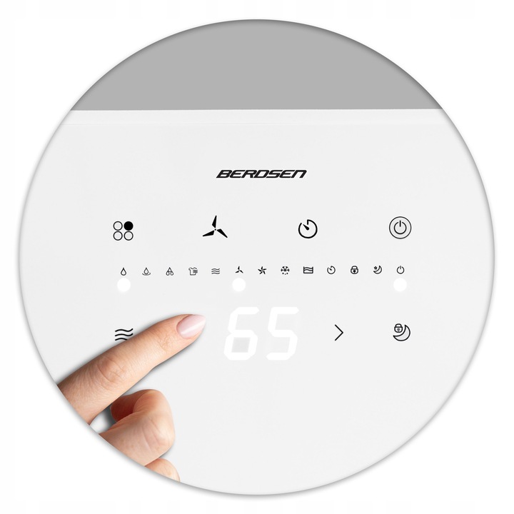 Osuszacz powietrza pochłaniacz wilgoci 12l/24h BERDSEN higrostat timer