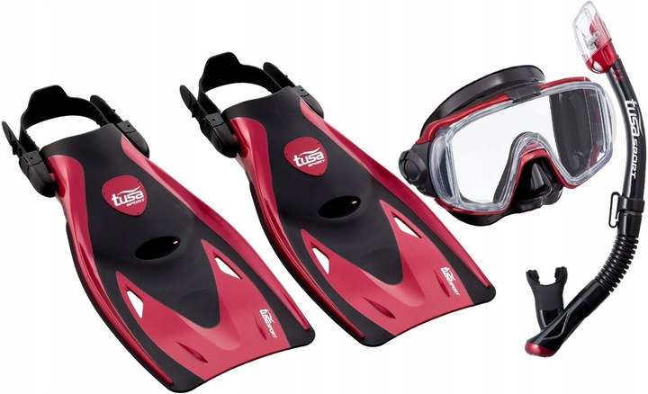 ZESTAW TUSA VISIO MASKA FAJKA PŁETWY M 36-42 TORBA