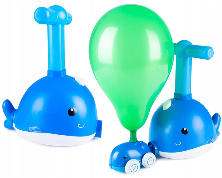 WYRZUTNIA SAMOCHODÓW RAKIET NAPĘD BALONOWY INTERAKTYWNA AUTO POMPKA PREZENT