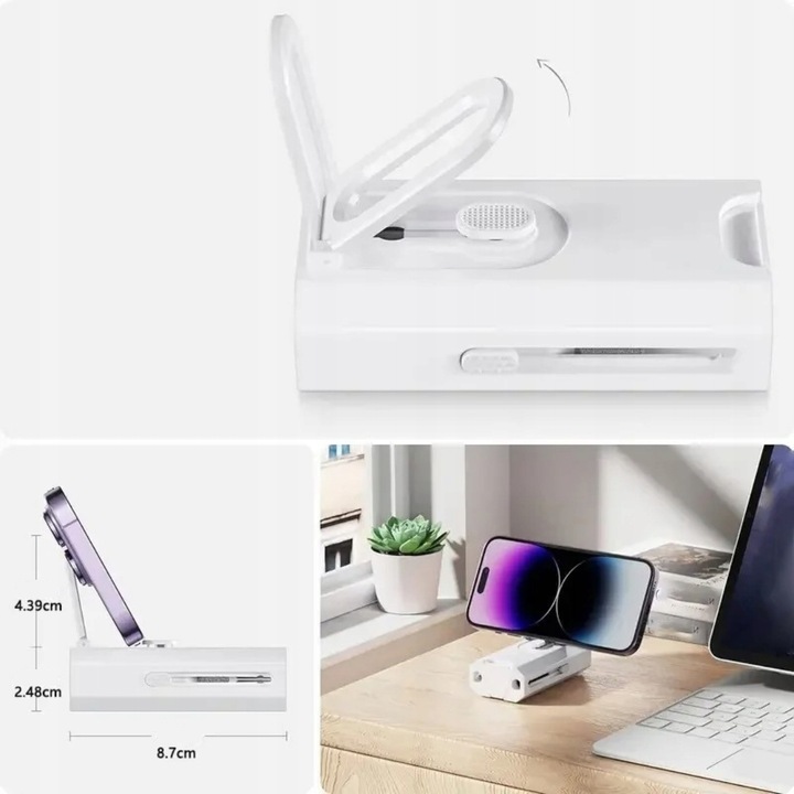 CZYŚCIK ZESTAW DO CZYSZCZENIA SŁUCHAWEK KLAWIATURY EKRANÓW RTV 8w1