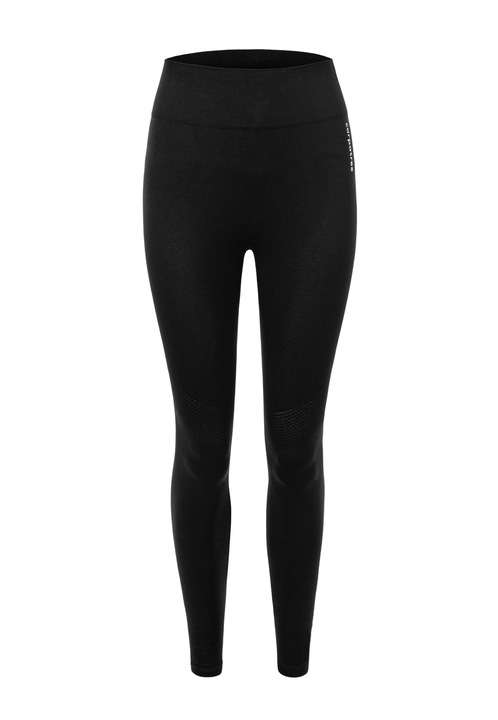 Legginsy damskie czarne wysoki stan bezszwowe XS