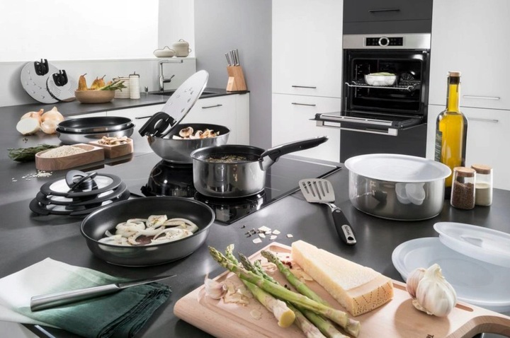 Szklane pokrywki TEFAL Ingenio 24/28 cm separatory