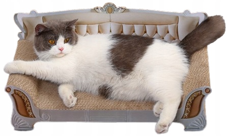 DRAPAK DLA KOTA SOFA LEGOWISKO KARTON TEKTUROWY