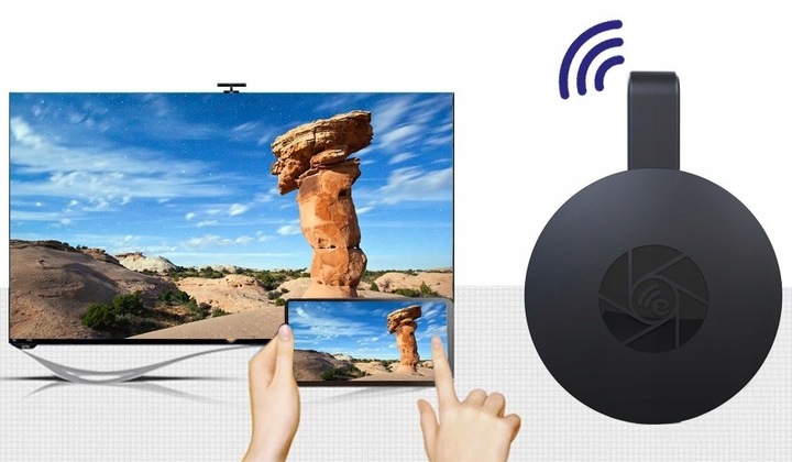 ADAPTER G2 HDMI WIFI CHROMECAST STREAM HD WECAST BEZPRZEWODOWY