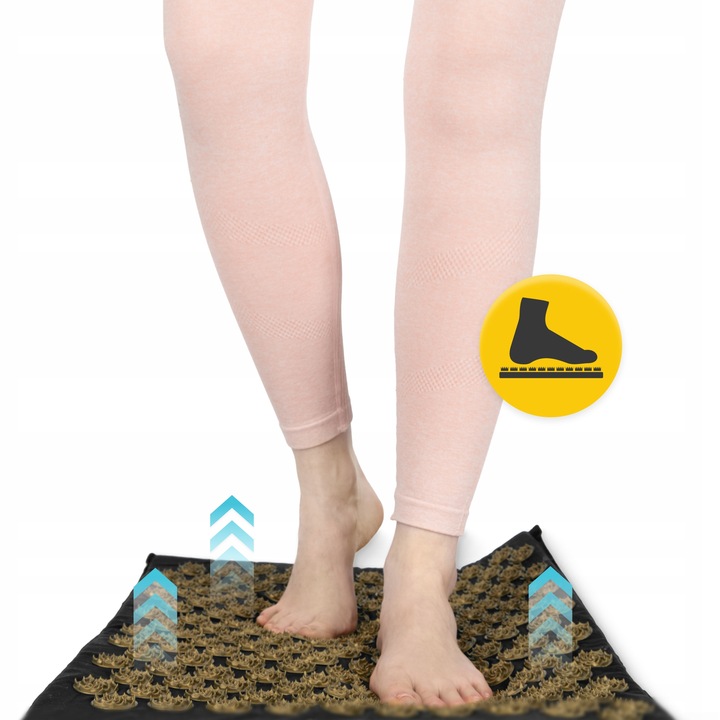 MATA DO AKUPRESURY ECO Z KOLCAMI ZDROWOTNA RELAKS MASAŻ PODUSZKA TORBA