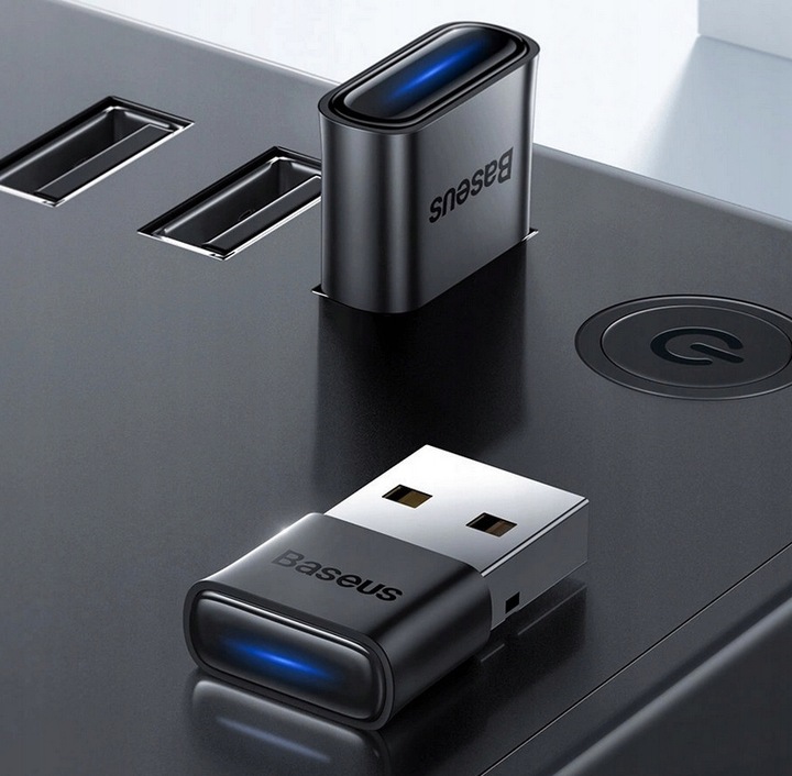 ADAPTER USB BLUETOOTH 5.1 BASEUS MINI ODBIORNIK NADAJNIK DO KOMPUTERA