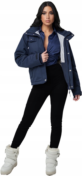 Leginsy ocieplane damskie grube legginsy thermo ciepłe z lekkim