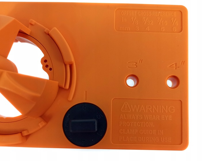 SZABLON DO WIERCENIA OTWORÓW POD ZAWIASY 15-35