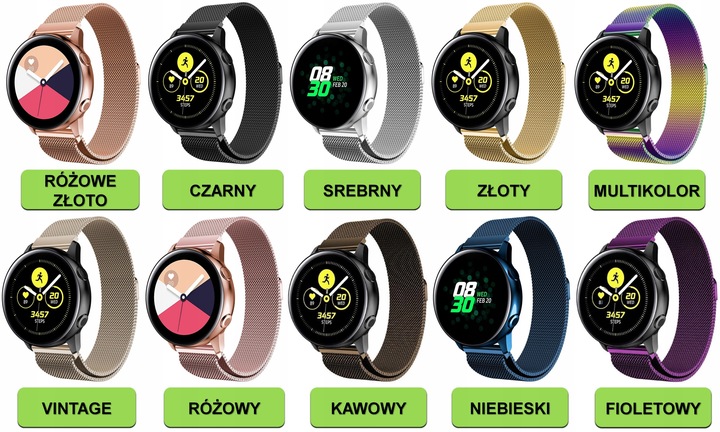 PASEK DO XIAOMI AMAZFIT GTS 2 2e 3 4 MINI BIP 3 U PRO LITE 3 PRO S GTR 42MM