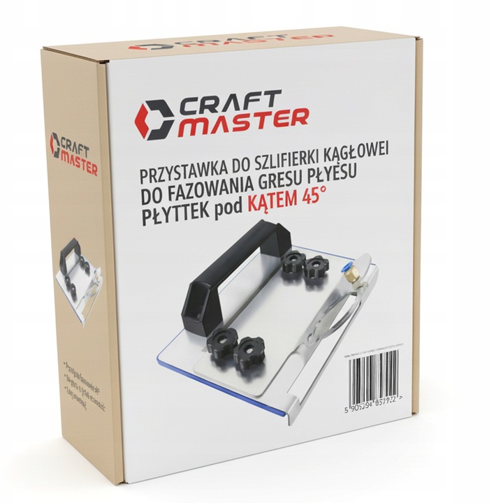 PRZYSTAWKA DO SZLIFIERKI KĄTOWEJ DO FAZOWANIA CIĘCIA GRESU PŁYTEK
