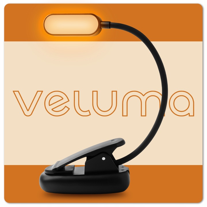 Lampka do Czytania Książek LED USB Przenośna Mocowanie Klips Nocna 4w1