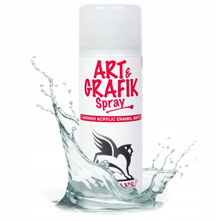 Werniks końcowy RENESANS lakier do farb akrylowych MATOWY SPRAY 400ml