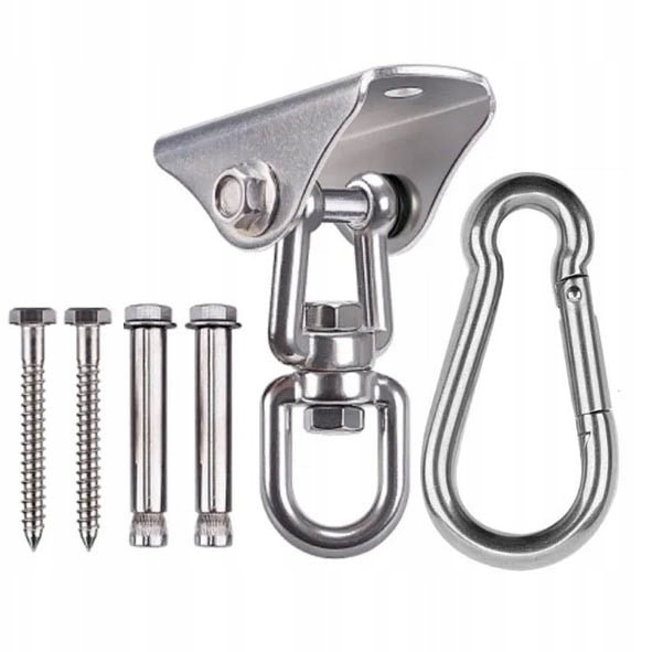 HAK OBROTOWY 360° UCHWYT SUFITOWY MOCOWANIE SUFITOWE DO HUŚTAWKI