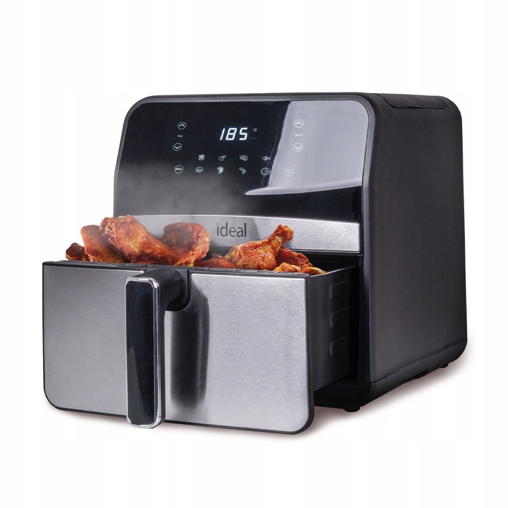 FRYTKOWNICA BEZTŁUSZCZOWA IDEAL AIR FRYER FRYTOWNICA 1800W DUŻA MISA