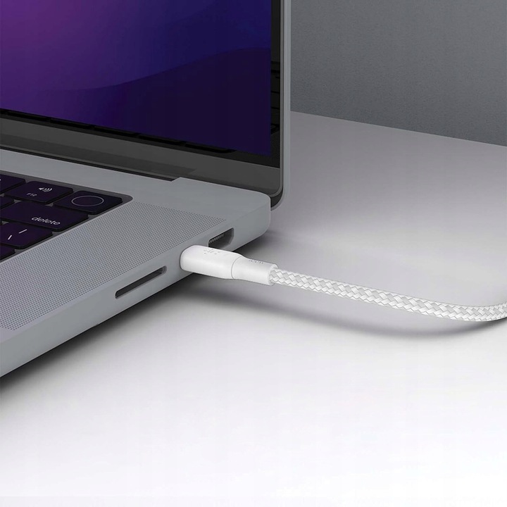 Belkin - Kabel Boost - USB-C do USB-C PD, 5A 100W, z oplotem nylonowym, 2 m
