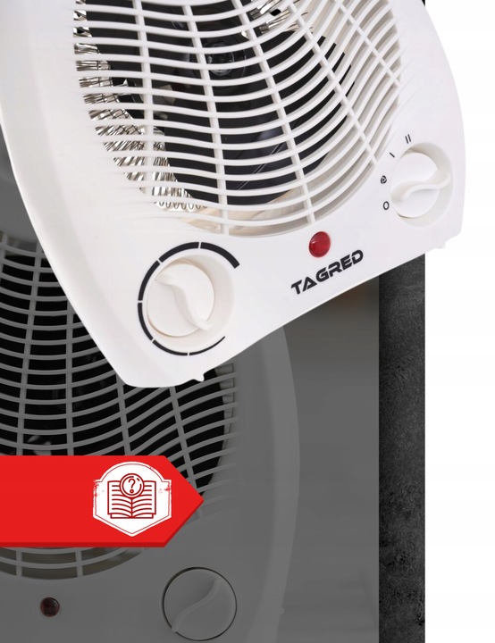 Grzejnik elektryczny Termowentylator Wydajna Farelka z Termostatem 2000W