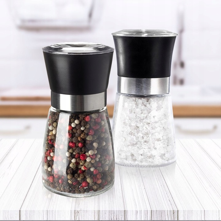 2x Młynek PIEPRZU SOLI mielenia przypraw młynki zestaw młynków