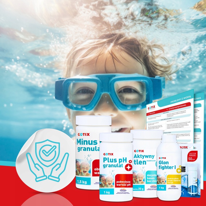 Chemia do Basenu Jacuzzi SPA Zestaw Chemii Basenowej z Tlenem Aktywnym