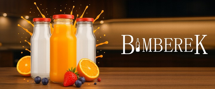 10x BUTELKA NA SOK KUBUŚ SOCZEK 330ml + ZAKRĘTKA BUTELKI SZKLANE NA SYROP