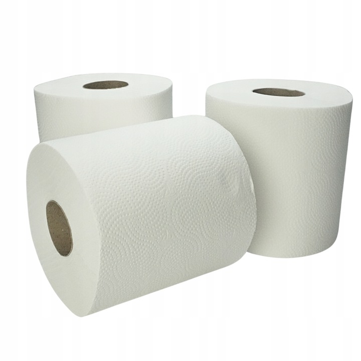 Ręcznik papierowy celuloza w opakowaniu 6 szt. biały