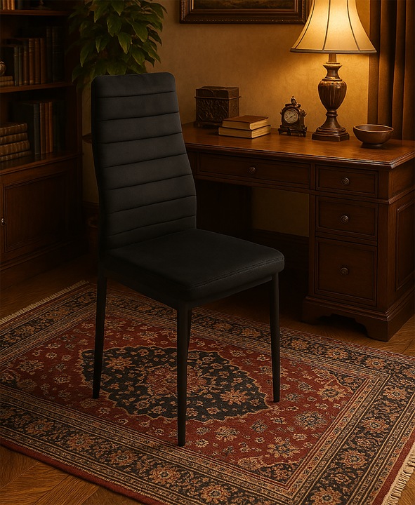 KRZESŁO PIKOWANE WELUR SALON JADALNIA KUCHNIA WYSOKIE MARK KT118