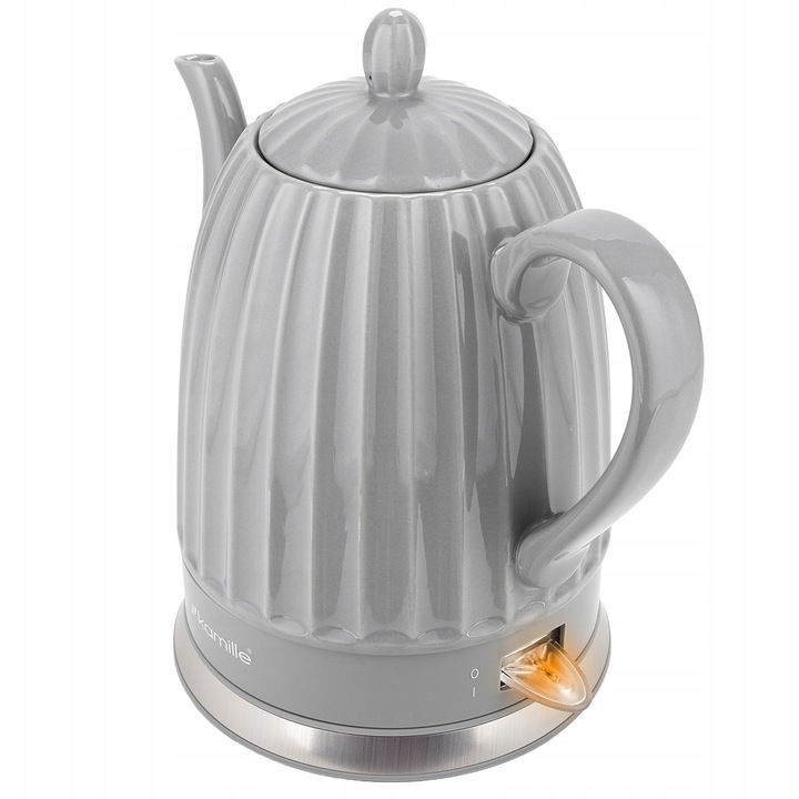 CZAJNIK ELEKTRYCZNY BEZPRZEWODOWY CERAMICZNY KAMILLE 1500 W 1,5 L