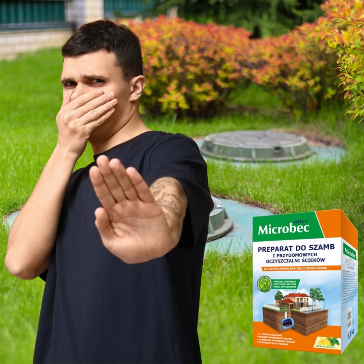 MICROBEC ULTRA Preparat Bakterie Do Szamba Aktywator Cytrynowe 1,2 KG