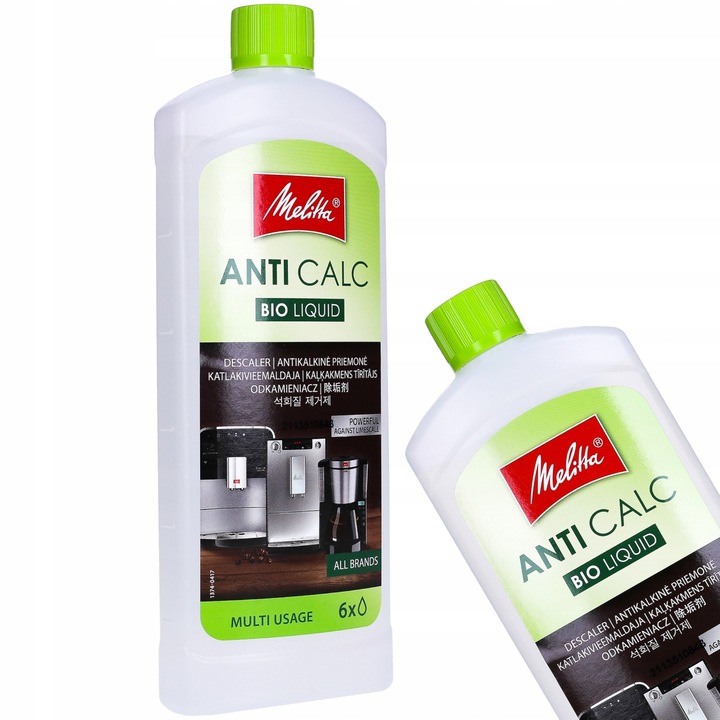 Oryginalny odkamieniacz do ekspresu Melitta AntiCalc BIO Liquid 250 ml