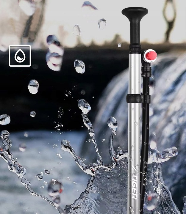 POMPKA RĘCZNA DO AMORTYZATORÓW 300PSI ALUMINIOWA + UCHWYT MANOMETR DAMPERÓW