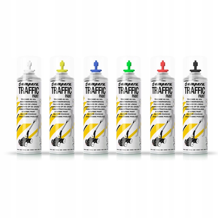 Farba drogowa AMPERE TRAFFIC biała do linii, pasów, ciągów komunikacyjnych
