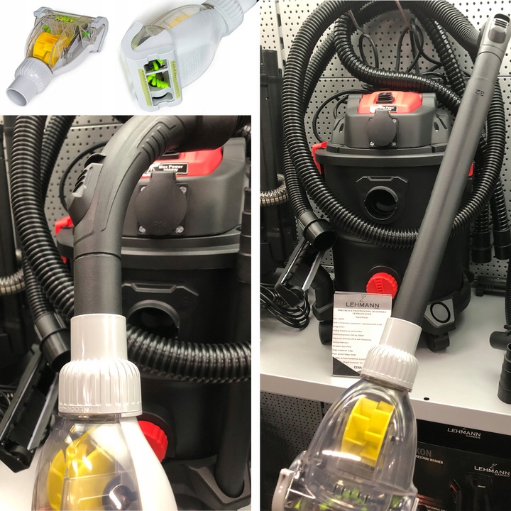 ODKURZACZ PRZEMYSŁOWY POPIOŁU SUCHO MOKRO GNIAZDO 99w1 TURBOSZCZOTKA