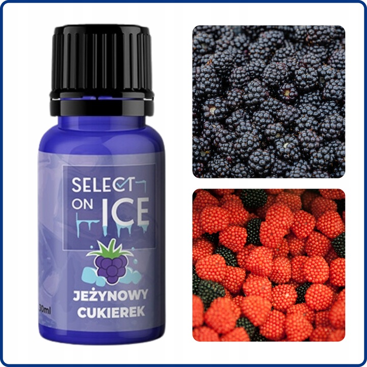 AROMAT SPOŻYWCZY DO CIAST NAPOJÓW SELECT ON ICE - JEŻYNOWY CUKIEREK 30 ML