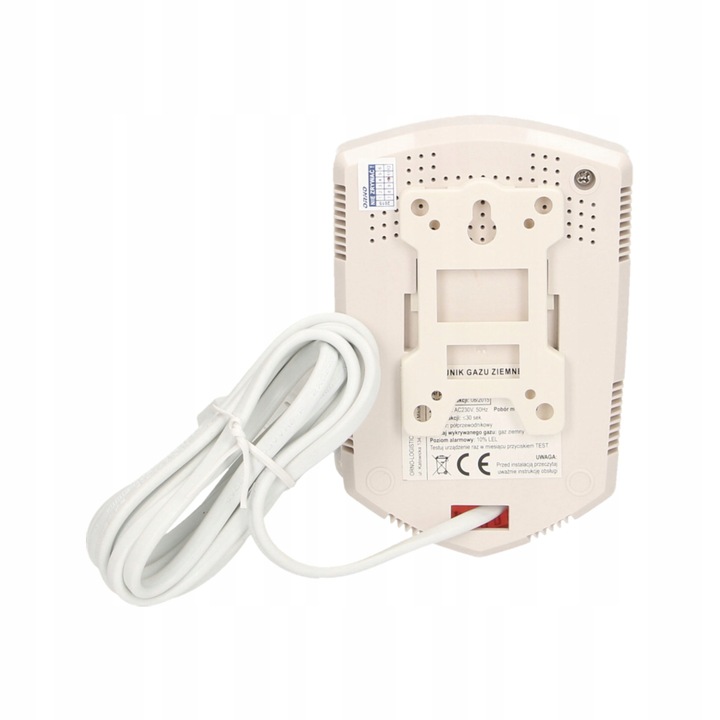 Czujnik gazu ziemnego przewodowy