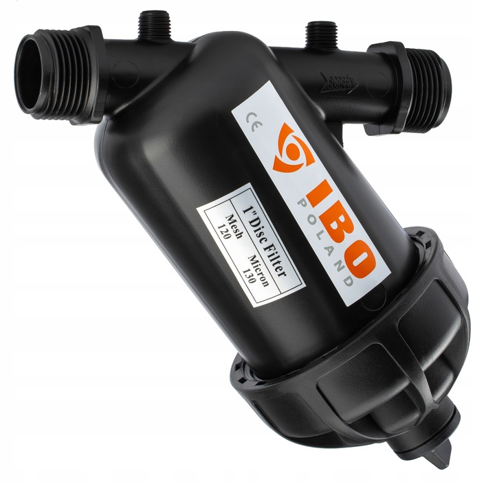 FILTR DYSKOWY ANTYPIASKOWY DO WODY POMPY HYDROFORU NAWADNIANIA 1" CAL